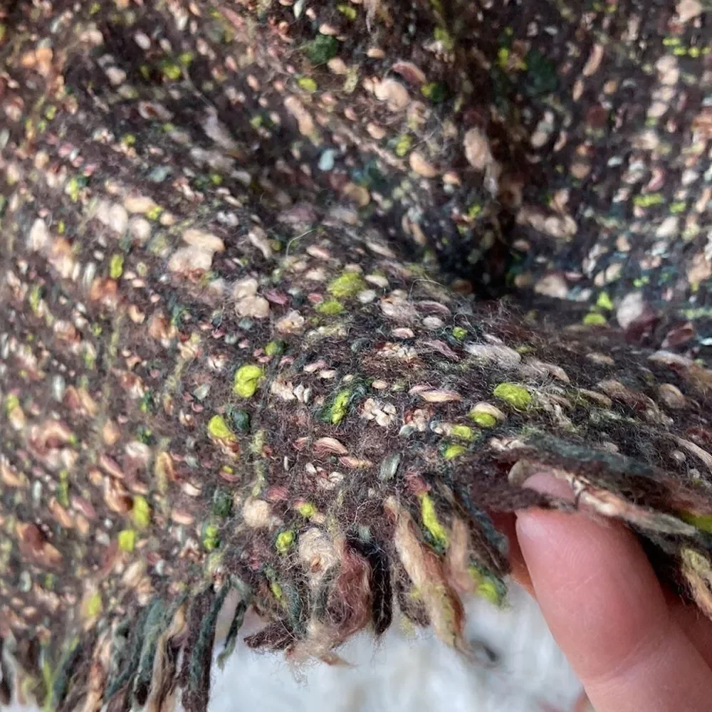 J Jill Multi Color Lined Wool Blend Textured Skirt Size 8